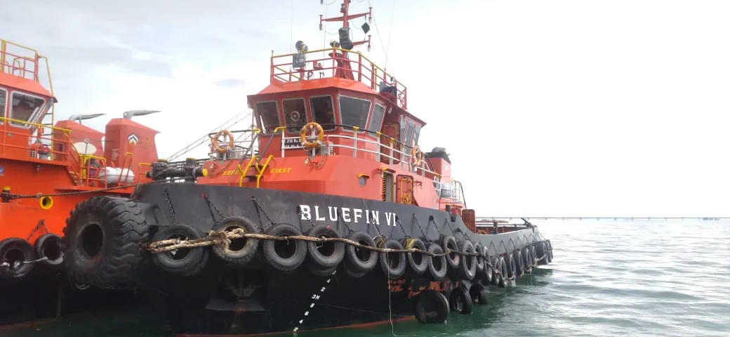Tug boat Bluefin VI milik PT Tanjung Harapan Selatan