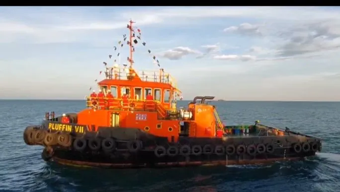 Tug boat Bluefin VII milik PT Tanjung Harapan Selatan
